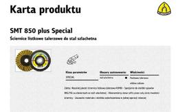 KLINGSPOR LAMELINIS ŠLIFAVIMO DISKAS SMT850 125 SPEC.COARSE NEAUSTINIS PLUOŠTAS+POPIERIUS