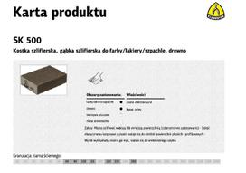 KLINGSPOR ŠLIFAVIMO KALADĖLĖ 100x70x25mm P150 SK500