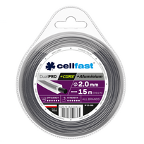 CELLFAST PJOVIMO VALAS SU ŠERDIMI 2,0 mm * 15 m KVADRATINIS