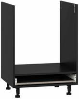 Apatinė virtuvinė spintelė Vento DP-60/82, juoda sp., 52 cm x 60 cm x 82 cm