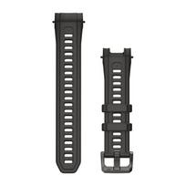 Garmin Instinct 3/Instinct Crossover AMOLED laikrodžio dirželiai / 22 mm / Carbon / Silikonas su metaline sagtimi