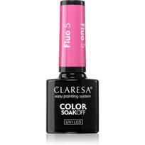 Claresa SoakOff UV/LED Color Fluo gelinis nagų lakas atspalvis 5 5 g