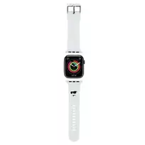 Karl Lagerfeld KLAWLSLCNH Apple Watch 42|44|45|49mm white 3D Rubber strap, Choupette Head