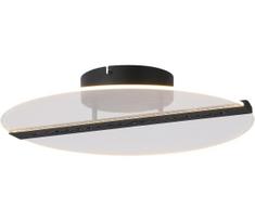 Rabalux 71483 - LED lubinis šviestuvas NORAEL LED/20W/230V 3000 K skersmuo 41 cm juoda/skaidri