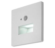 Rabalux 77198-LED Laiptų LED šviestuvas LUNCA su judesio ir sutemų jutikliu, 1W/230V, 3000/4500/6500K, baltas