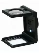Konus Didinamasis stiklas Linen tester 5x 25x30mm LED