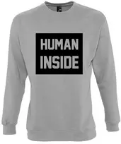 Džemperis "Human inside" (be kapišono)