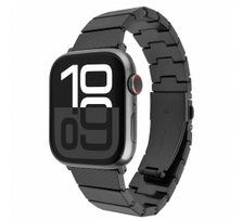 Fixed | Resin Strap for Apple Watch 44/45/46/49mm | Carbon Black | Epoxy resin