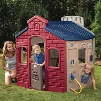 Lauko Žaidimų Namelis Little Tikes su Krepšinio Lanku