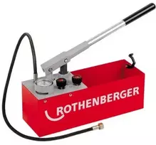 Rankinė pompa vamzdyno testavimui RP 50-S, 0-60 bar, Rothenberger