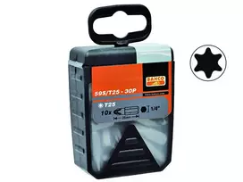 Bahco Antgaliai TORX T15 25mm 30vnt. dėžutė