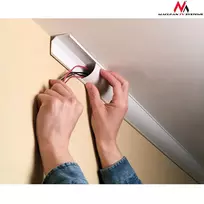 MACLEAN MCTV-577 Maclean MCTV-577 Kabelio dangtelis kabeliniam kanalui 1,5m 73 * 42MM Baltas su juostele