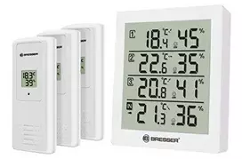 Bresser Temeo Hygro Quadro Meteorologinė stotis, balta