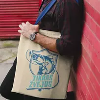 Medžiaginis maišelis "Tikras žvejys"