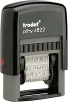 Trodat savaiminio dažymo datos antspaudas 4817 12 įrašų 8mm