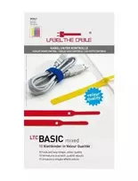 Organizer LABEL THE CABLE Sportinis žymeklis Różne kolory 10 vnt (LTC1130)