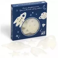 Djeco Kambario dekoracija - Šviečiantys lipdukai - Kosmosas ( DD04591 )