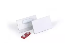 Durable NEIGIAMAS Namensschild m Magnet 40x75mm 25erPck transp