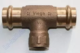 Pereinamas trišakis VIEGA Profipress, d , 22-1/2''-22