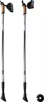 Mėlyna Šiaurietiško ėjimo lazdos ABBEY NORDIC WALKING 21SR ZZB Sidabrinis pilkas/Juodas/Mėlyna