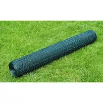 Vielos tinklas, žalias, 25x1m, dengtas PVC danga