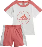 Adidas Sportinis Kostiumas Vaikams I Print Sum Set Baltas Raudona DV1261