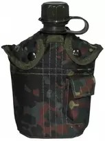 Max Fuchs Plastikinė gertuvė su dėklu, BW CAMO
