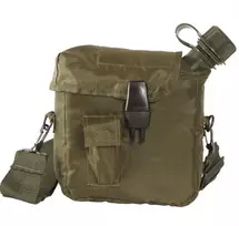 Mil-Tec Plastikinė gertuvė 2QT su dėklu, ŽALIA