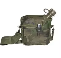 Mil-Tec Plastikinė gertuvė 2QT su dėklu, WOODLAND