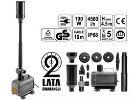 Toya Sa Poland Siurblys fontanas 100W 4500 l/h