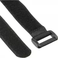 InLine Velcro Straps 20x100mm, Pack of 10 - juodos spalvos