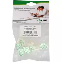 „InLine“ pluošto spaustuvų rinkinys, 10 dalių, 64 mm, natūralus