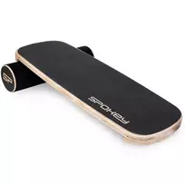 Balansinė lenta Spokey TRICKBOARD, juoda/ruda