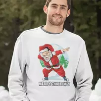 Džemperis "Dabbing Santa Claus" (be kapišono)