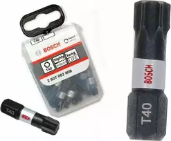 Bosch antgalis 1 / 4- T40- 25 mm Torx Impact 25 vnt (2 607 002 808)