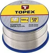 Topex Skardinis lydmetalis 60% Sn, viela 1,0 mm, 100 g