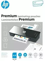 HP Laminuojantys filmai HP Pjaustymo mašina A4, 125 mikronų, 25 vnt., skaidri / stiklinė