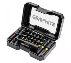 Graphite Galvučių komplektas smūginiams atsuktuvams, 23 dalys