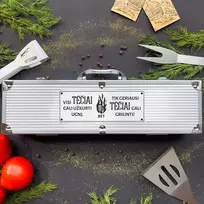 Barbekiu rinkinys "Geriausi TĖČIAI gali grilinti"
