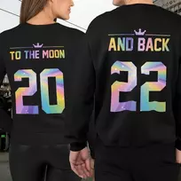 Džemperių komplektas "To the moon and back" ( be kapišono)