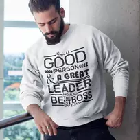 Džemperis "A Great Leader" (be kapišono)