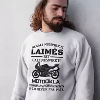 Džemperis "Galiu nusipirkti motociklą" (be kapišono)
