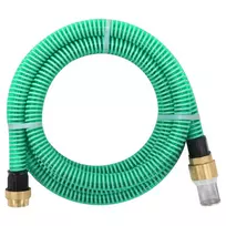 Siurbimo žarna su žalvarinėmis jungtimis, žalia, 1,1", 25m, PVC