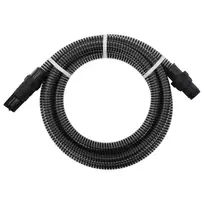 Siurbimo žarna su PVC jungtimis, juodos spalvos, 1", 10m, PVC