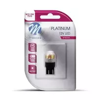M-TECH LED lemputė T20 | W21/5W | CANBUS 12-24V Baltos spalvos | 2 kontaktai