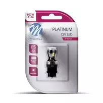 M-TECH LED lemputė P27W 14x2835SMD CANBUS 12-24V Balta spalva