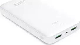 PURO Baltas Fast Charger Power Bank - Maitinimo bankas išmaniesiems telefonams ir planšetiniams kompiuteriams 20000 mAh, 2xUSB-A + 1xUSB-C (baltas)