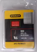 Stanley 800Szt 800 vnt. kaladėlių rinkinys FN64 - po 200 vnt. po 25, 38, 50, 64 mm