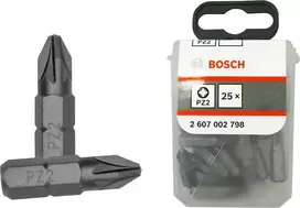 Bosch 1 / 4- PZ2- 25 mm Pozidriv EXH 25 vnt (2 607 002 798)