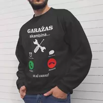Džemperis "Garažas skambina" (be kapišono)